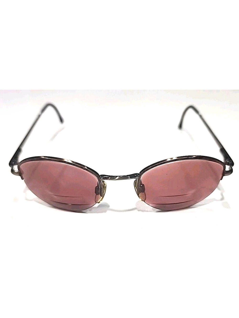 Emporio Armani 080 1021 No Lenses Small Brown Oval Eyeglasses Frame 49-21 135 - Picture 2 of 8